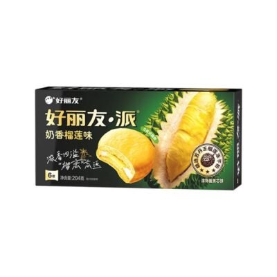 Orion Durian Milk Cream Pies 204g - 6 Individually Wrapped Snack Cakes