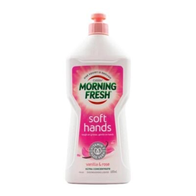 Morning Fresh Soft Hands Vanilla & Rose Ultra Concentrate Dishwashing Liquid 680mL
