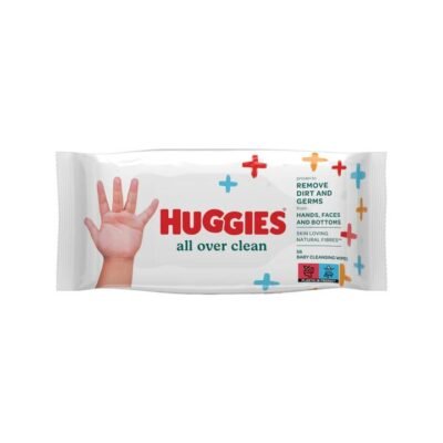 Huggies All Over Clean Baby Cleansing Wipes 56 Pack - Baby Wipes for Hands, Face & Bottoms