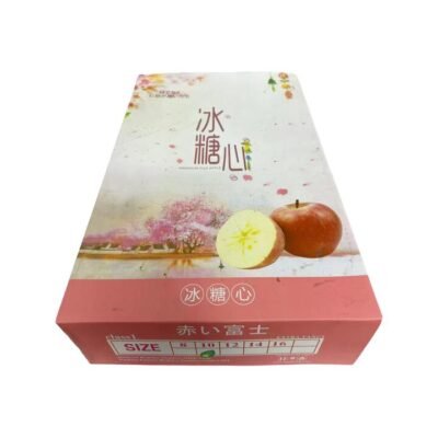 Chinese Bingtangxin Fuji Apples 4kg Carton
