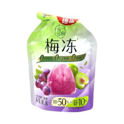 Liuliumei Plum Konjac Jelly Green Plum & Grape 100g Gourmet Grocer Liuliumei Plum Konjac Jelly Green Plum & Grape 100g
