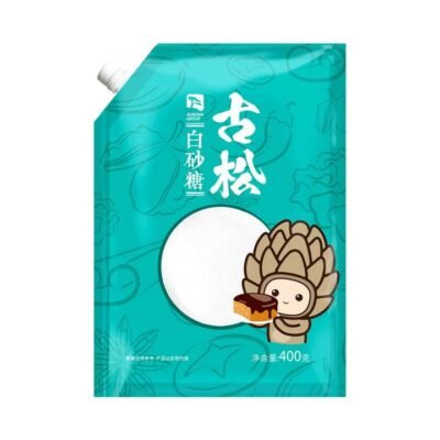 Gusong White Granulated Sugar 400g – Easy-Pour Spout Pouch