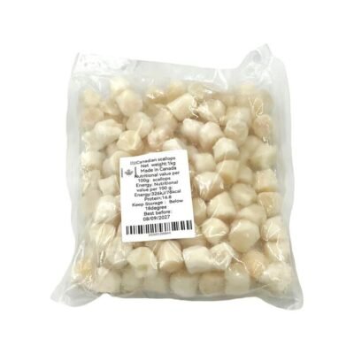 Frozen Canadian Scallop Meat 1kg