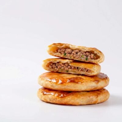 Frozen Pork & Spring Onion Stuffed Pancakes - 4 Pieces, 500g - Chinese Pork Meat Pies