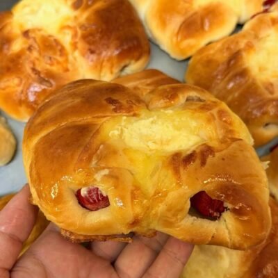 Double Sausage Bun - 1 Piece