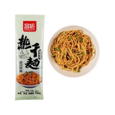 Fuyun Wuhan Hot Dry Noodles – Green Sichuan Pepper Flavour 156g Gourmet Grocer Fuyun Wuhan Hot Dry Noodles – Green Sichuan Pepper Flavour 156g
