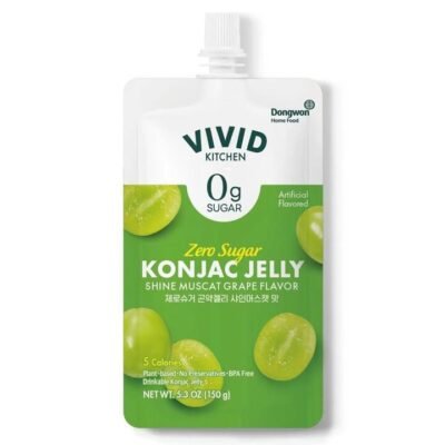 Vivid Kitchen Zero Sugar Shine Muscat Grape Konjac Jelly 150g Gourmet Grocer Vivid Kitchen Zero Sugar Shine Muscat Grape Konjac Jelly 150g