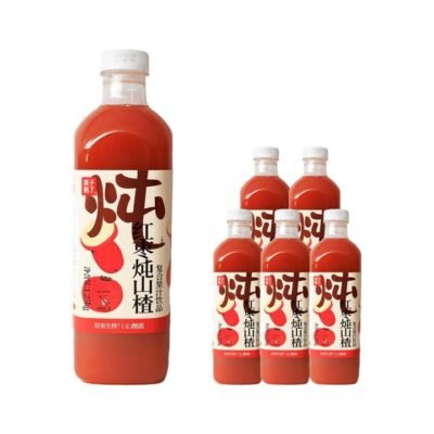 Guozi Shule Red Date & Hawthorn Stewed Juice Drink 1.25kg x 6 Bottles (Carton)