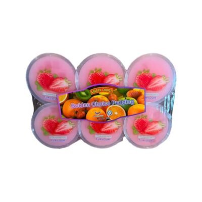 Golden Choice Strawberry Pudding Cups 110g x 6 Gourmet Grocer Golden Choice Strawberry Pudding Cups 110g x 6