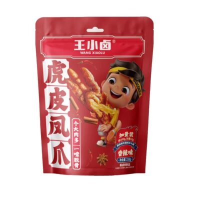 Wang Xiaolu Spicy Tiger Skin Chicken Feet 210g – Ready-to-Eat Braised Chicken Feet Snack Gourmet Grocer Wang Xiaolu Spicy Tiger Skin Chicken Feet 210g - Ready-to-Eat Braised Chicken Feet Snack