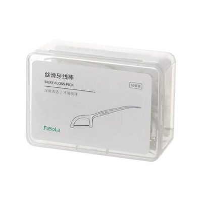 FaSoLa Silky Floss Picks White – 50 Pack Gourmet Grocer FaSoLa Silky Floss Picks White - 50 Pack