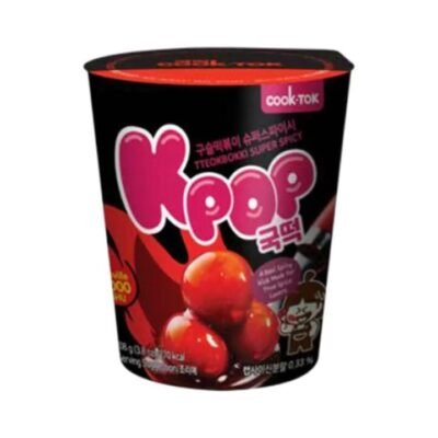 Cook-Tok K-Pop Super Spicy Korean Tteokbokki Rice Cake Balls 108g