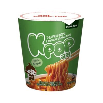 Cook-Tok Rabokki Ssamjang Tteokbokki Cup Noodles 134g – Spicy Korean Tteokbokki & Ramen Gourmet Grocer Cook-Tok Rabokki Ssamjang Tteokbokki Cup Noodles 134g - Spicy Korean Tteokbokki & Ramen