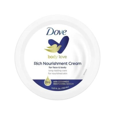 Dove Body Love Rich Nourishment Cream for Face & Body 150mL – 72hr Moisture