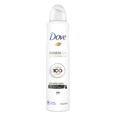 Dove Invisible Dry Antiperspirant Deodorant Spray – White Freesia & Violet 127g