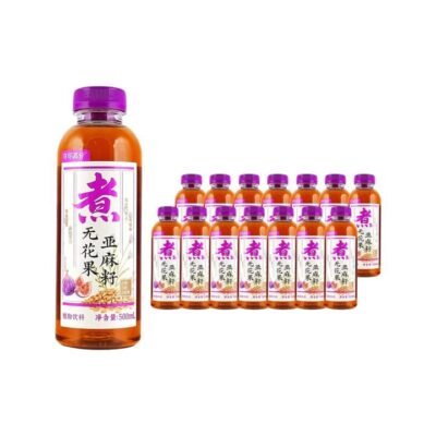 Keke Manfen Fig & Flaxseed Drink 500ml x 15 Bottles - Plant-Based Beverage