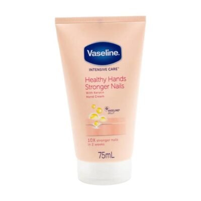 Vaseline Intensive Care Healthy Hands Stronger Nails Hand Cream with Keratin 75mL