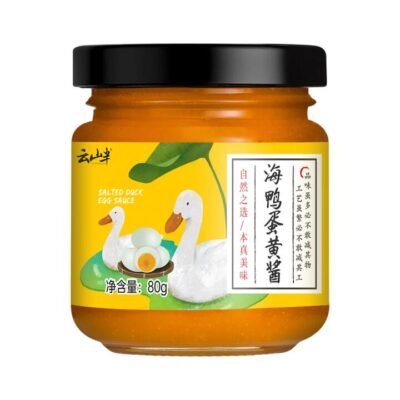 Yunshanban Sea Duck Egg Yolk Sauce 80g – Salted Egg Yolk Sauce Spread Gourmet Grocer Yunshanban Sea Duck Egg Yolk Sauce 80g - Salted Egg Yolk Sauce Spread