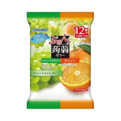 Orihiro Shine Muscat & Orange Konjac Jelly 240g (12 Cups)