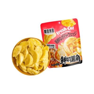 TomyAtim Fresh-Cut Potato Wedges – Garlic Oyster Flavour 50g