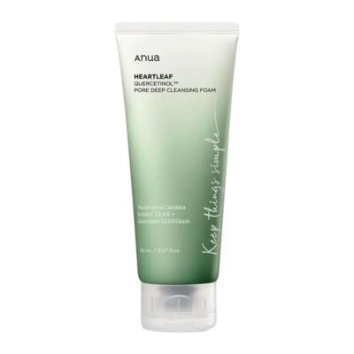 Anua Heartleaf Quercetinol Pore Deep Cleansing Foam 150mL Gourmet Grocer Anua Heartleaf Quercetinol Pore Deep Cleansing Foam 150mL