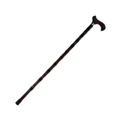 Turtle Wooden Walking Stick with Curved Handle - Walking Cane for Everyday Support