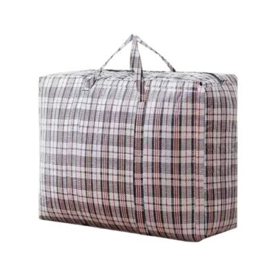 Turtle PVC Woven Storage Bag – Check Pattern 80 x 75 x 32cm