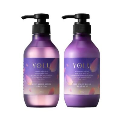 YOLU Deep Night Repair Shampoo & Treatment Set – Sakura & Gardenia 400ml x 2 Gourmet Grocer YOLU Deep Night Repair Shampoo & Treatment Set – Sakura & Gardenia 400ml x 2