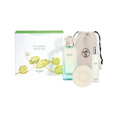 Hermès Un Jardin Sur Le Nil Eau de Toilette Gift Set – 100ml + 15ml + 50g Soap Gourmet Grocer Hermès Un Jardin Sur Le Nil Eau de Toilette Gift Set - 100ml + 15ml + 50g Soap