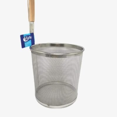 Turtle Noodle Cooking Basket 15.5 x 16.5cm - Mesh Strainer for Pasta & Dumplings