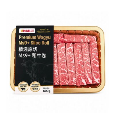 Premium Wagyu MS9+ Beef Slice Rolls 600g - Hotpot Sliced Beef