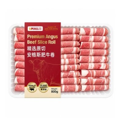 Frozen Premium Angus Beef Slice Rolls 800g - Sliced Beef for Hot Pot & BBQ